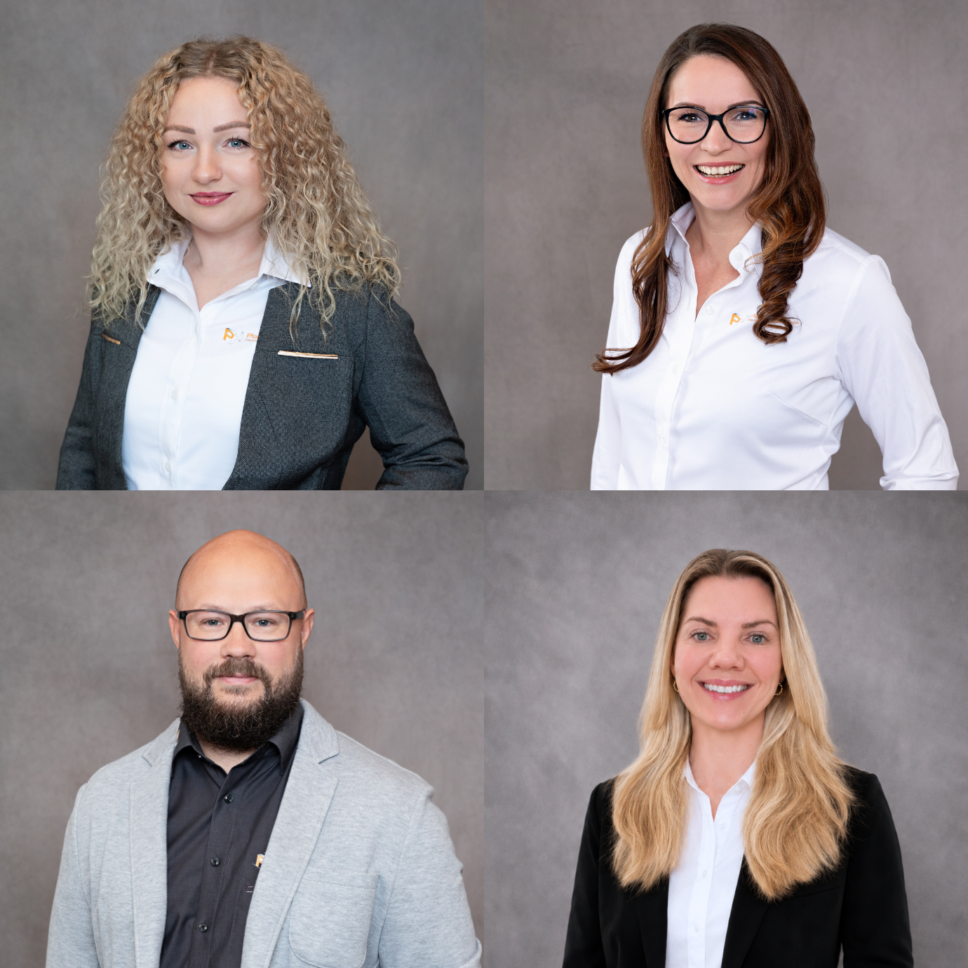 Planus-Angestellte: Leitung des Backoffice Diana Maier, Fachplanerin Kornelia Pachen, Geschäftsführer Christopher Thom, Projektentwicklerin Inka Koschmieder